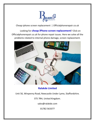 Cheap iphone screen replacement  | Officialphonerepair.co.uk
