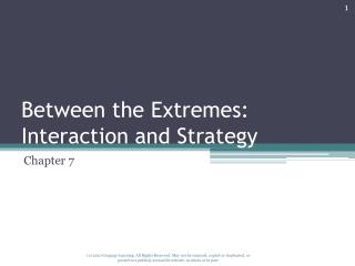 Between the Extremes: Interaction and Strategy
