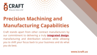 Precision Machining and Manufacturing Capabilities | Craft Group