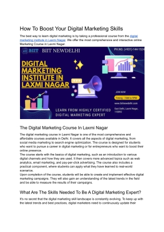 How To Boost Your Digital Marketing Skills