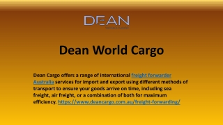 Cheap Freight Forwarders Australia