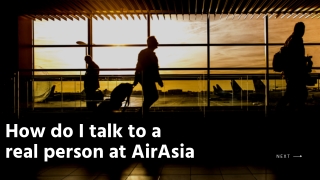 How do I talk to a real person at AirAsia