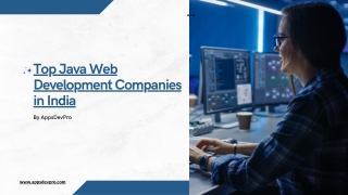 Top Java Web Development Companies in India
