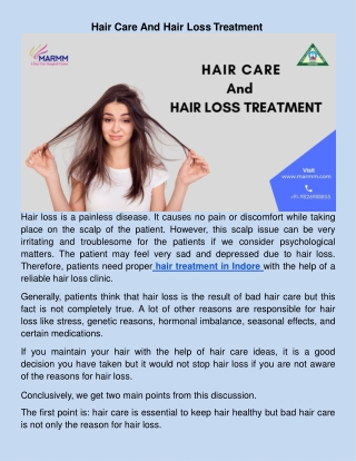 _Hair Care And Hair Loss Treatment.docx