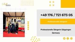 Professionelle Sängerin Göppingen Germany - Steffi Mira