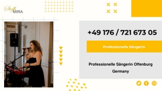 Professionelle Sängerin Offenburg Germany - Steffi Mira