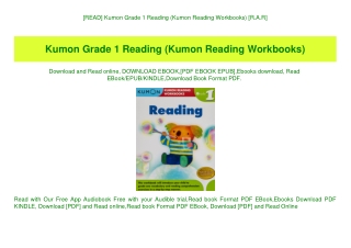 [READ] Kumon Grade 1 Reading (Kumon Reading Workbooks) [R.A.R]
