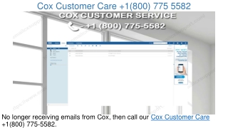 1(800) 775 5582 Cox Customer Support