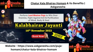 Chatur Kala Bhairav Homam & Its Benefits Askganesha