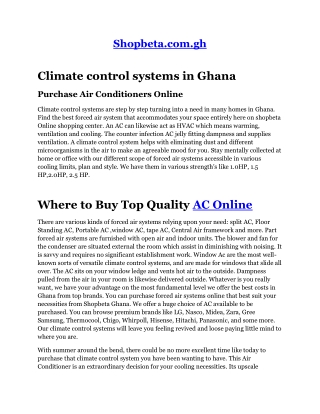 Sell Online in Ghana