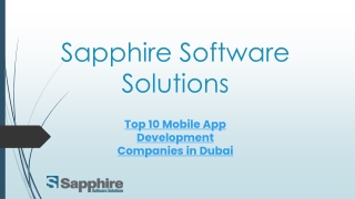 Top 10 Mobile App Development Companies in Dubai