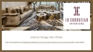 Interior Design Abu Dhabi