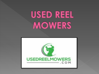 A boost to your existing mower: reel grinding service