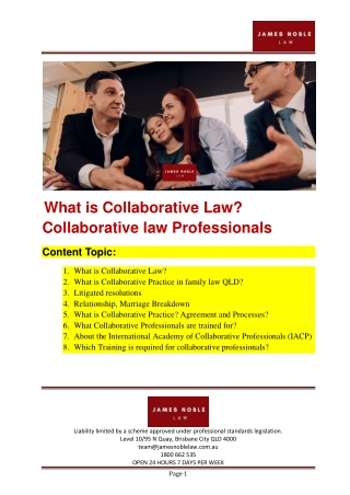 What is Collaborative Law - Collaborative law Professionals