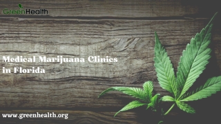 The Best Medical Marijuana Clinics in Florida