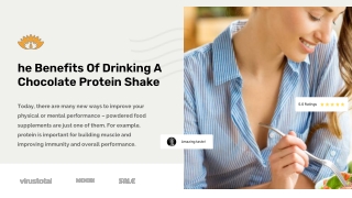 The Benefits Of Drinking A Chocolate Protein Shake