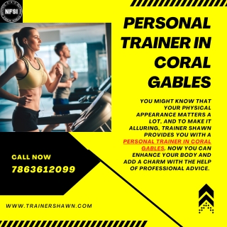 Personal trainer in Coral Gables