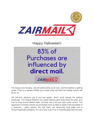 Happy Halloween with Zairmail!