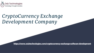 CryptoCurrency Exchange Development Company