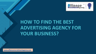 Best Advertising Recruitment Agency For Hire