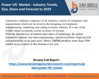 Power Lift  Market