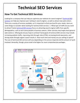 Technical SEO Services: The Ultimate Guide