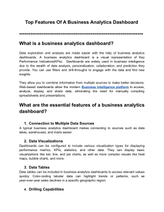 Top Features Of A Business Analytics Dashboard (1)
