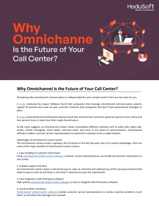 Why Omnichannel Is the Future of Your Call Center?