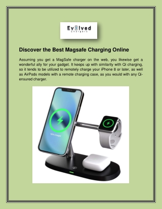 Discover the Best Magsafe Charging Online