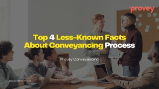 Top 4 Less-Known Facts About Conveyancing Process