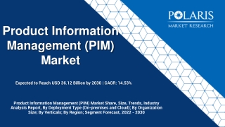 Product Information Management (PIM) Market