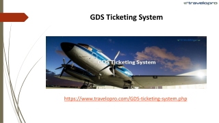 GDS Ticketing System