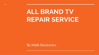Malik Electronics ppt by Renu