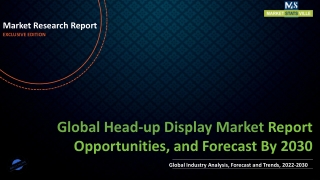 Head-up Display Market to Reach US$ 19,118.3 Million by 2027