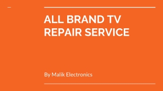 All Brand TV Repairing Service