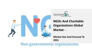 NGOs And Charitable Organizations Global Market - Market Report 2022-2031