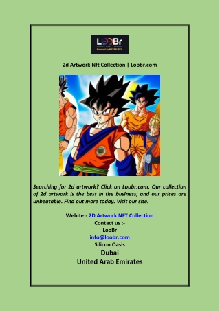 2d Artwork Nft CollectionLoobr.com