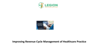 Improving Revenue Cycle Management of Healthcare Practice