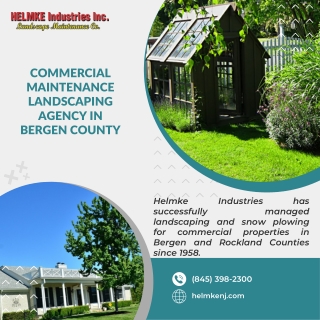 Commercial Maintenance Landscaping Agency in Bergen County