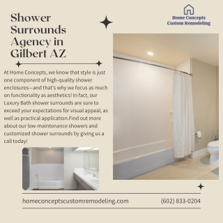 Shower Surrounds Agency in Gilbert AZ