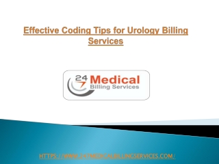 Effective Coding Tips for Urology Billing Services