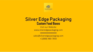 Info about Custom Food Boxes