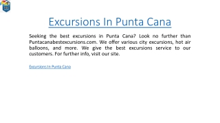 Excursions In Punta Cana  Puntacanabestexcursions.com