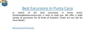 Best Excursions In Punta Cana  Puntacanabestexcursions.com