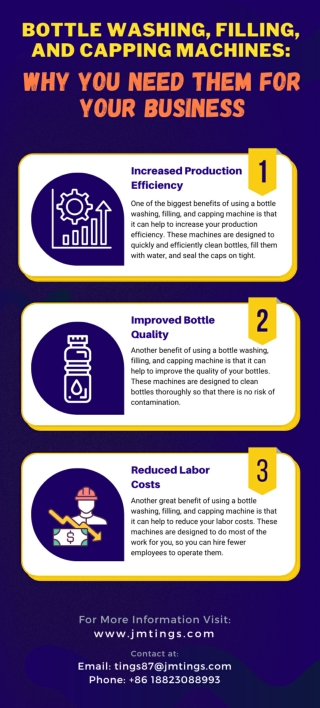 Bottle Washing, Filling, and Capping Machines: Why You Need Them for Your Busine