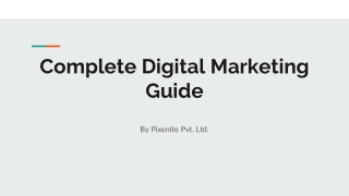 Complete Digital Marketing Guide
