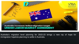 Australia Increases Skilled Migration Target under Labor Market Agreement