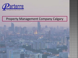 Property Management Company Calgary