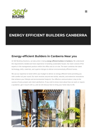 Custom Home Builders Canberra