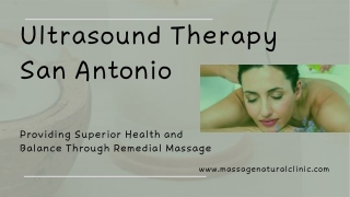 How Does Ultrasound Therapy Work And What Are Its Benefits?